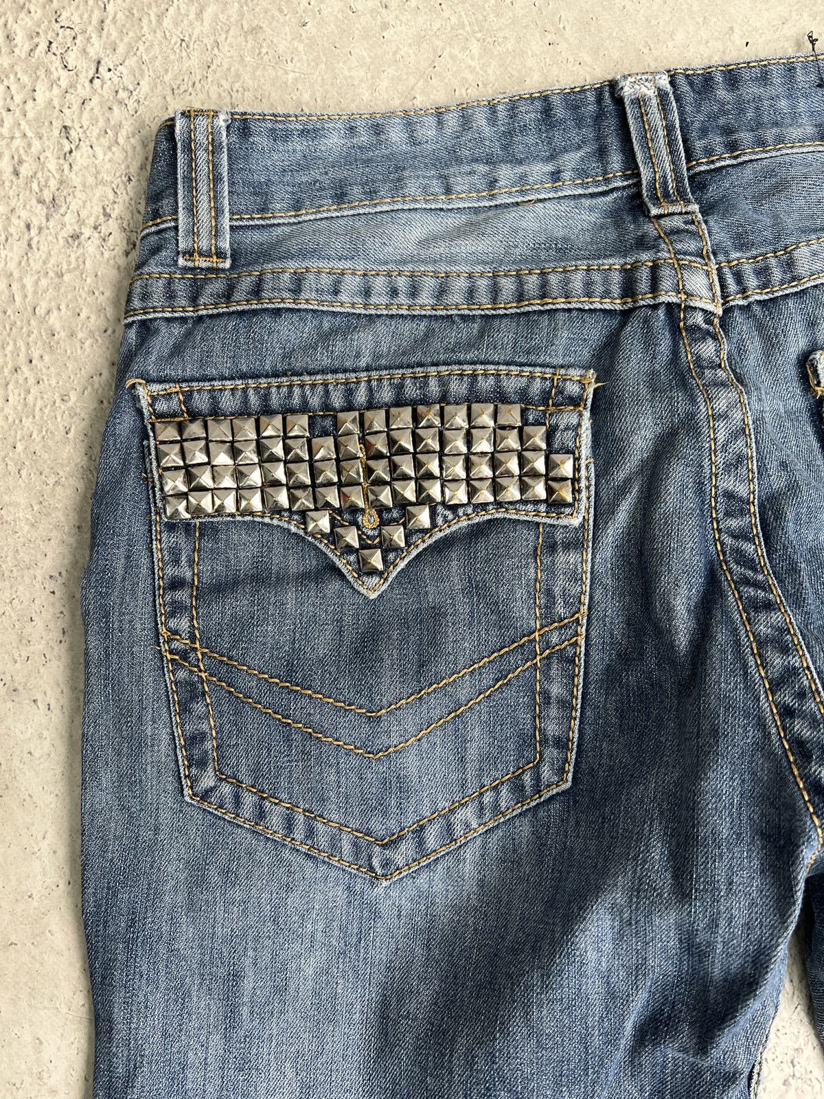 Junya Watanabe Junya watanbe style studded distressed pants true religion Size US 32 / EU 48 - 9 Thumbnail
