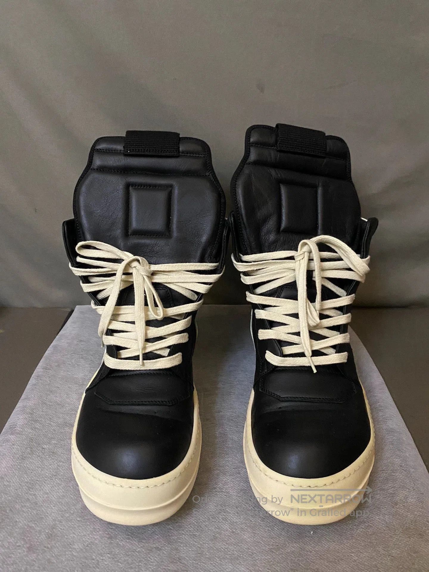 Rick Owens rick owens black leather sneakers size 41.5. Size US 8.5 / EU 41-42 - 2 Thumbnail