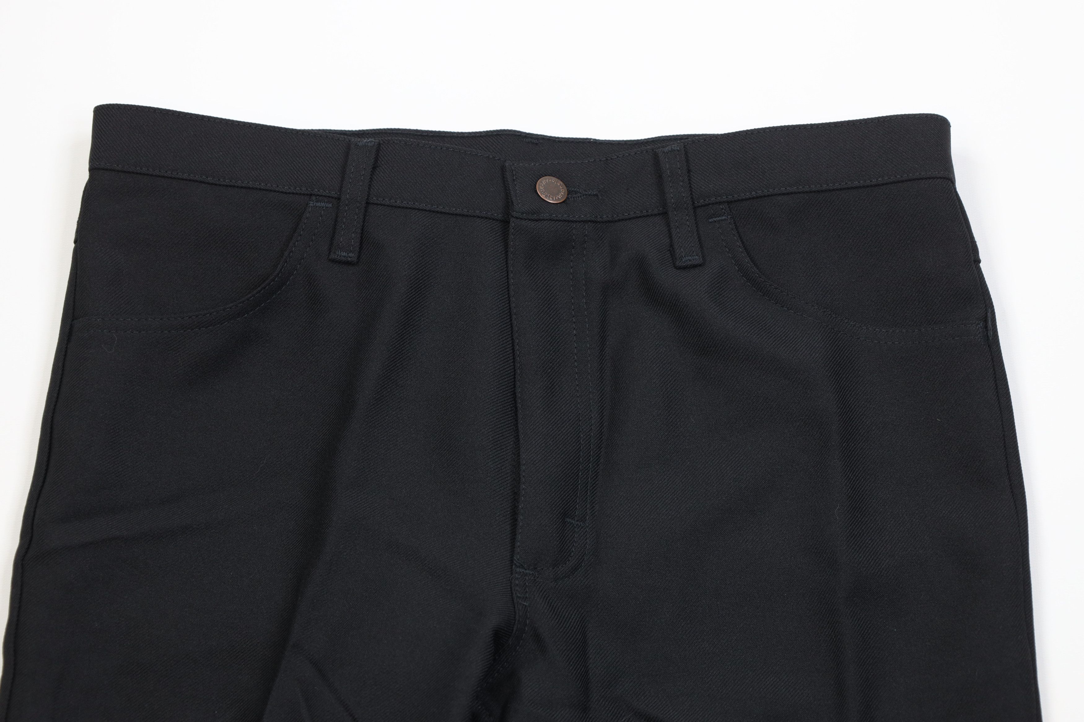 Wrangler Vintage 90s Wrangler Wide Leg Western Chino Pants Black Size US 38 / EU 54 - 2 Thumbnail