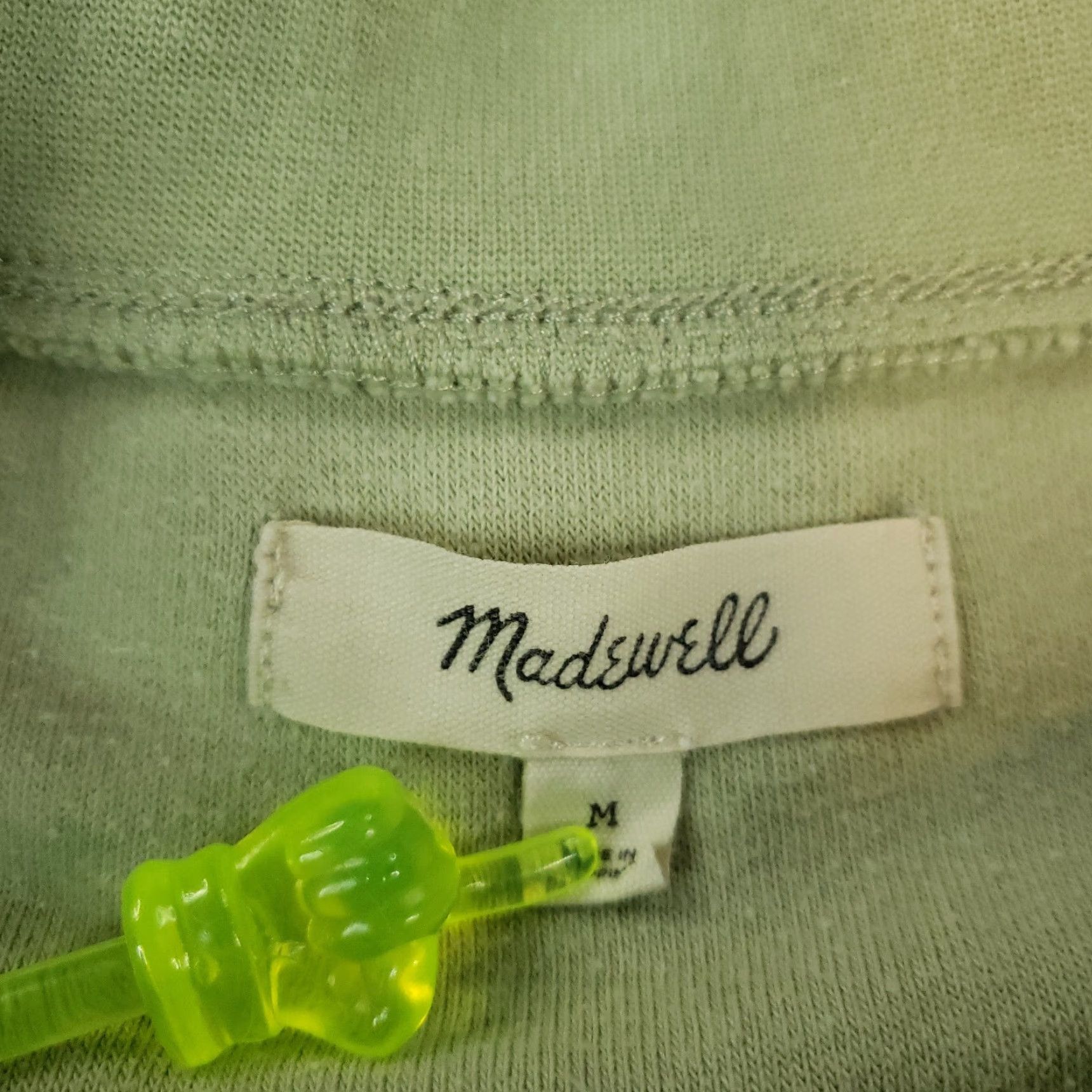 Madewell Madewell Green Pullover Fleece Sweater Womens Medium Long Sleeve Casual Crew Neck Size M / US 6-8 / IT 42-44 - 5 Thumbnail