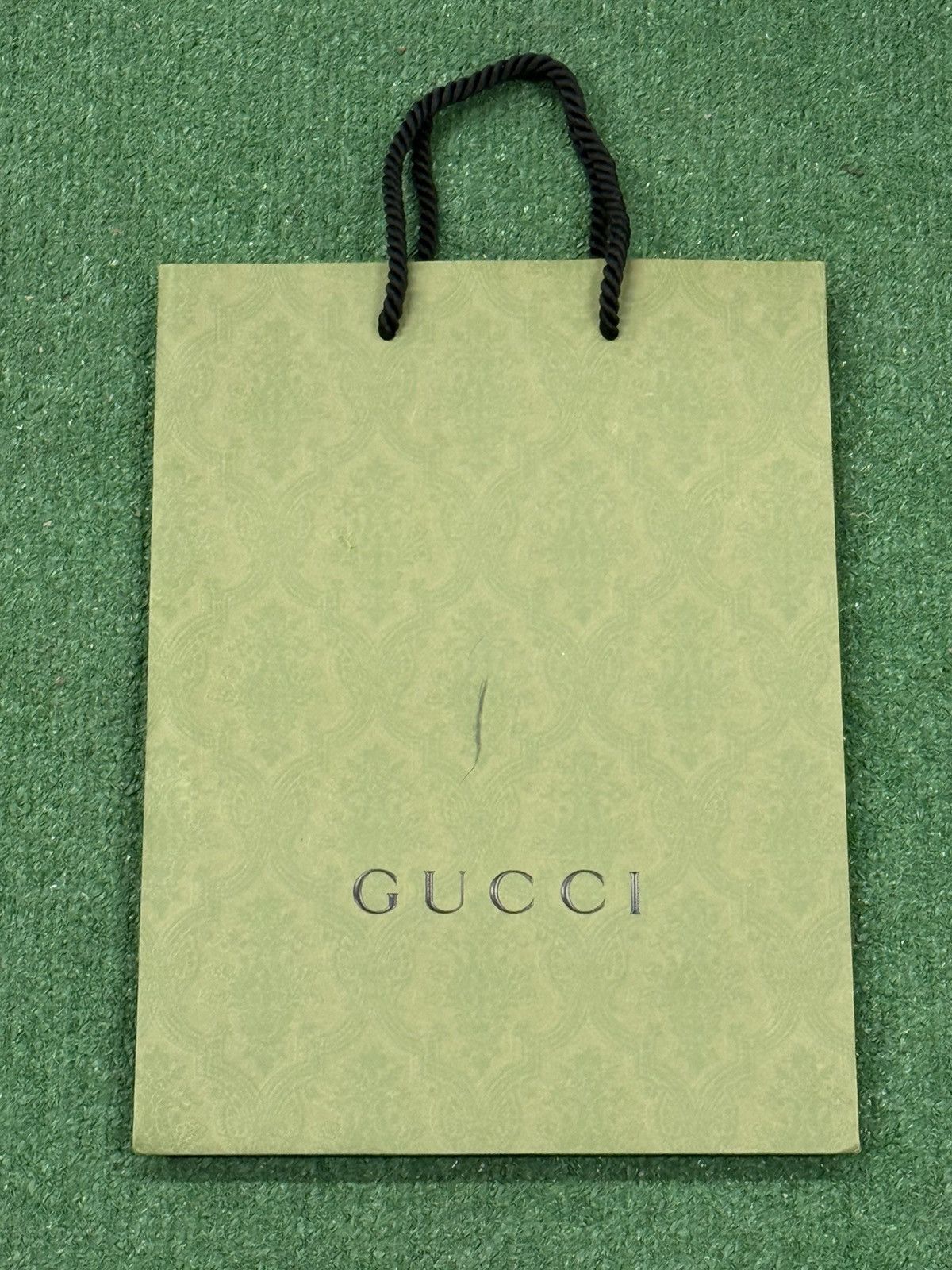 Gucci GUCCI Limited Edition Green Brocade Shopping Bag Size ONE SIZE - 1 Thumbnail