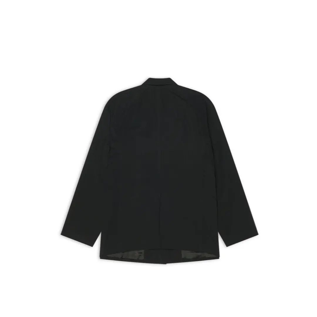 Balenciaga o1mt1gz1224 Raglan Tailored Jacket in Black Size US L / EU 52-54 / 3 - 2 Thumbnail