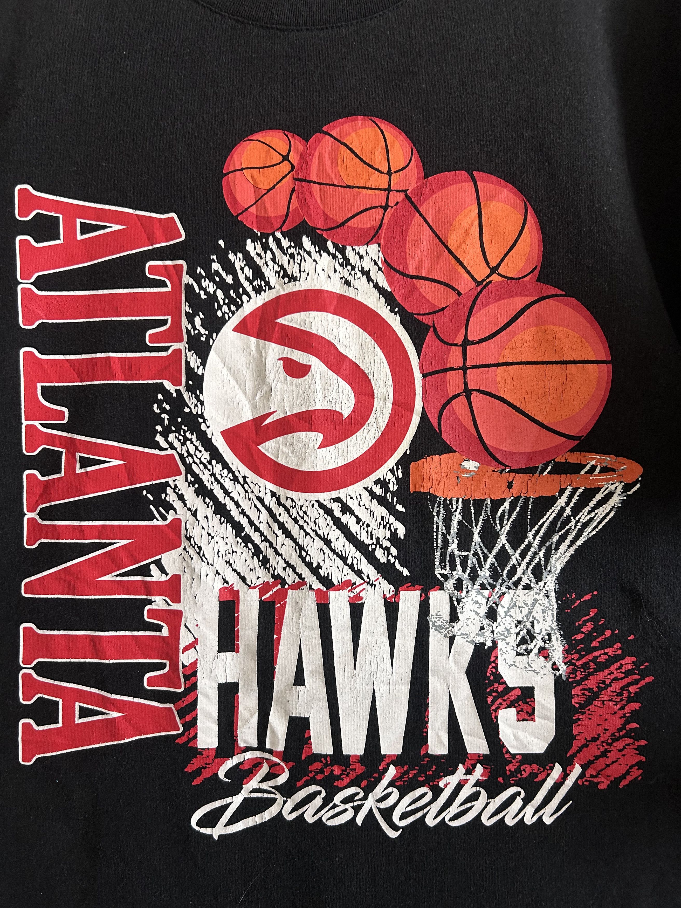 NBA × Vintage Vintage Atlanta Hawks NBA Tee – Retro Basketball Graphic Size US L / EU 52-54 / 3 - 2 Thumbnail