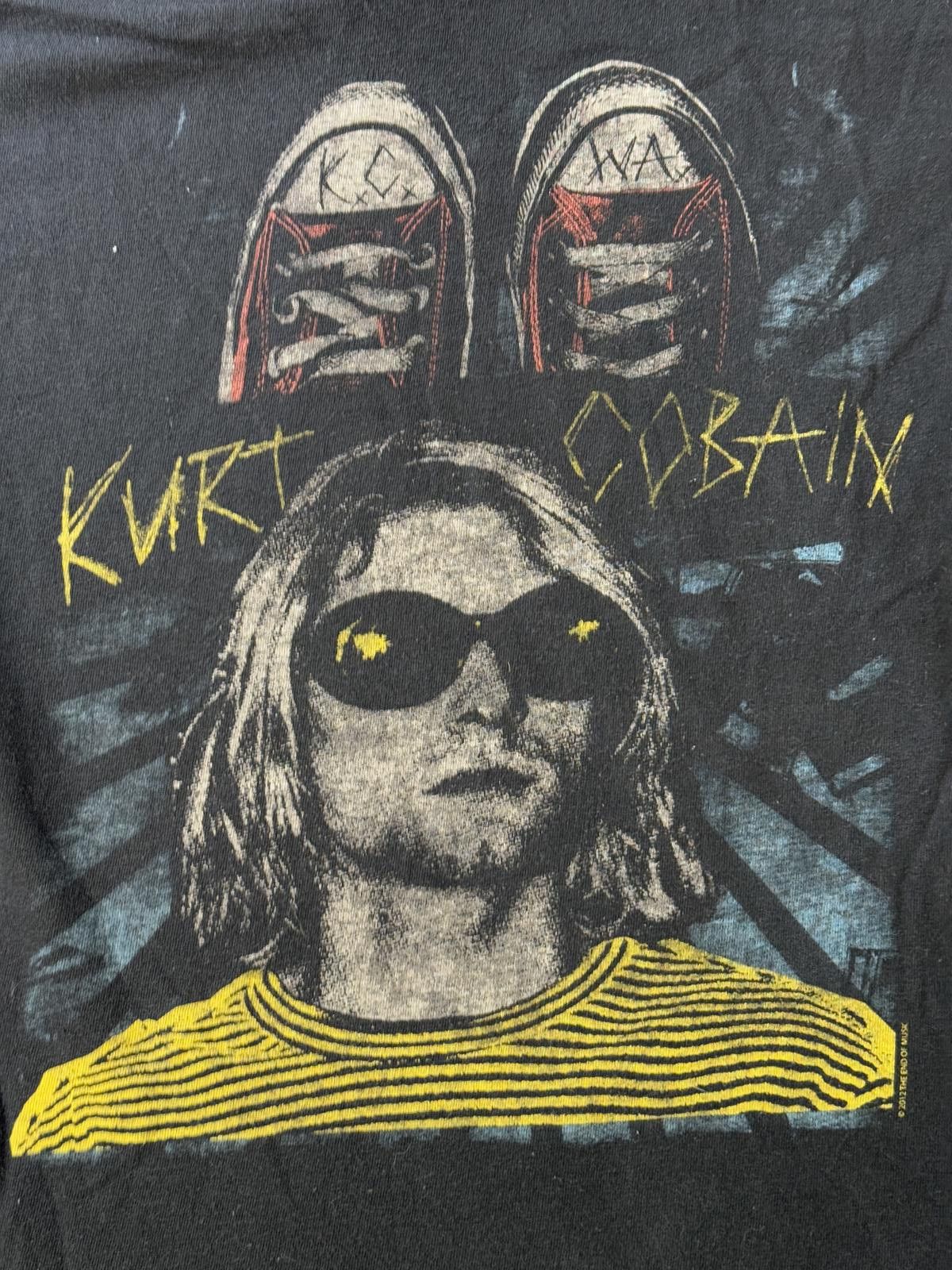 Designer Kurt Cobain Sunglasses Art T-shirt - End of Music 2012 - S Size US S / EU 44-46 / 1 - 3 Thumbnail