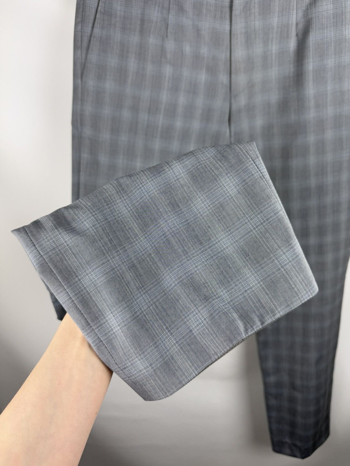 Hugo Boss Hugo Boss Amaro/Helse Wool Plaid 2 Piece Suit Blazer Pants Size 40L - 20 Thumbnail