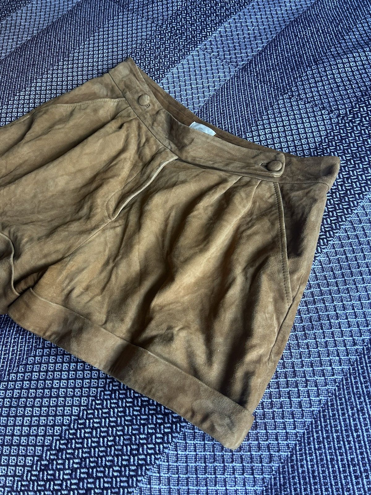 Sezane Sezane 100% Goat Leather Midi Skirt Women Size 44 Luxury Size 30" / US 8 / IT 44 - 2 Thumbnail
