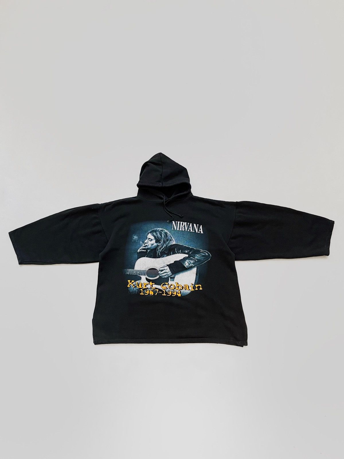 Nirvana × Vintage Vintage Kurt Cobain Nirvana hoodie 90s Size US XS / EU 42 / 0 - 2 Thumbnail