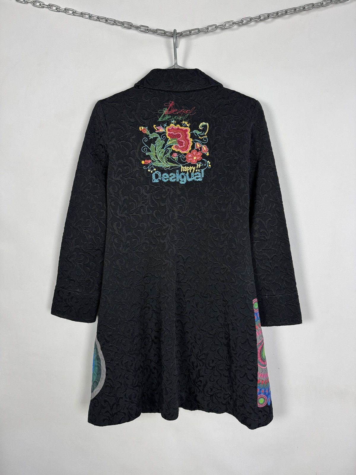 Desigual Desigual Coat Designer Floral Multicolored Print Size 42 Size M / US 6-8 / IT 42-44 - 14 Thumbnail