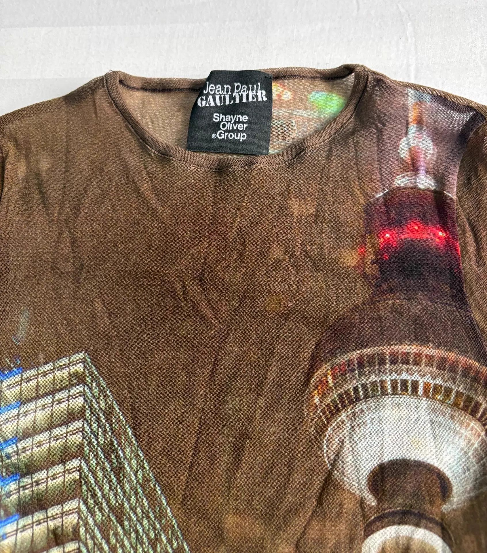 Shyne JPG x Shayne Oliver City Night Mesh Top XS Size XS / US 0-2 / IT 36-38 - 4 Thumbnail
