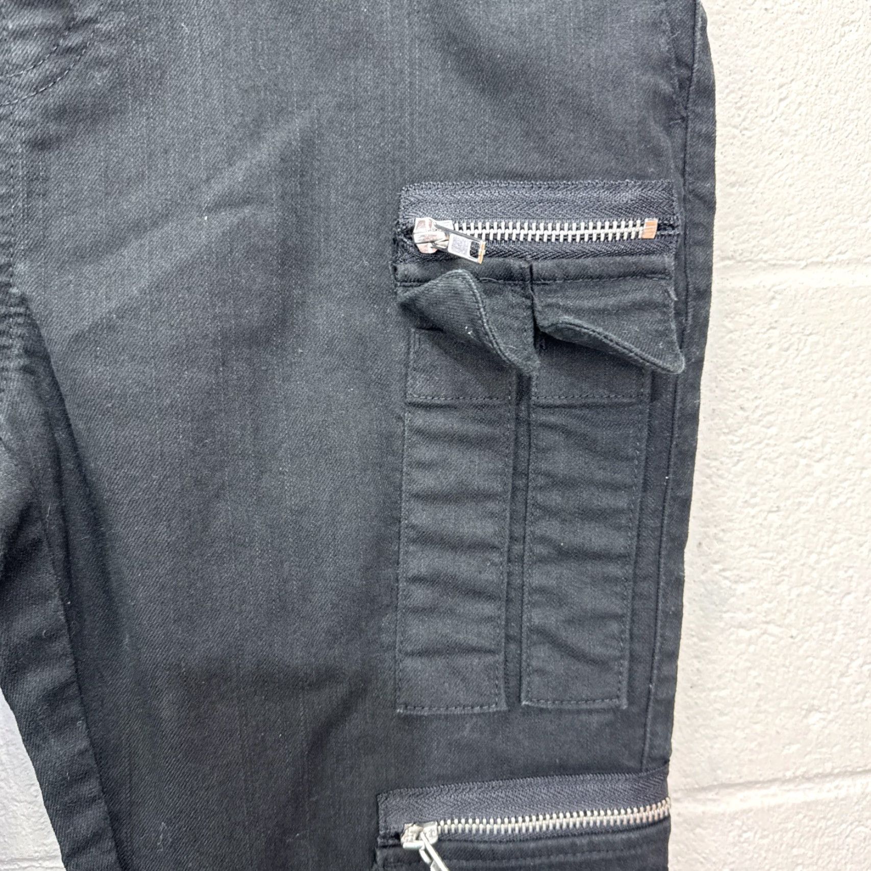 Hot Topic My Chemical Romance Pants Hot Topic Size Small Black Zippers Skinny Emo Punk Size 28" / US 6 / IT 42 - 7 Thumbnail