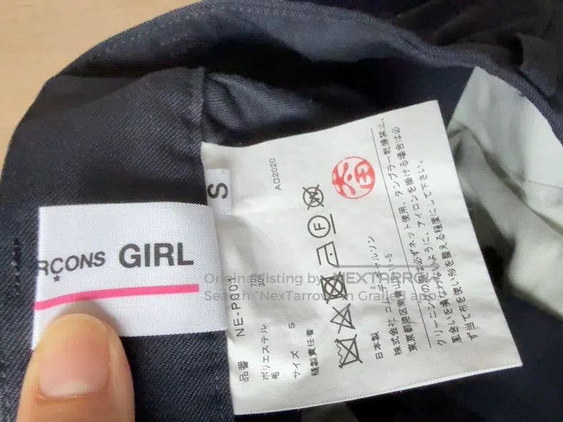 Comme des Garcons Comme des Garcons size S Wool shorts, size s, navy blue Size 23" - 5 Thumbnail