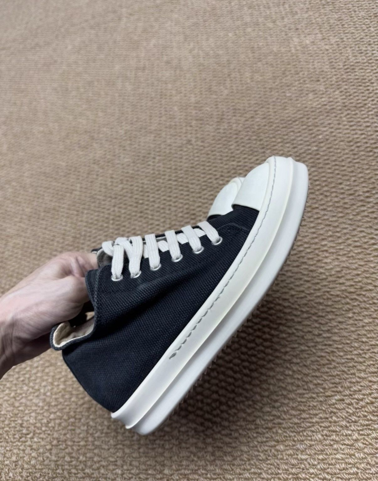 Rick Owens Rick Owens DRKSHDW Low Ramones K37 Size US 5 / IT 35 - 1 Thumbnail