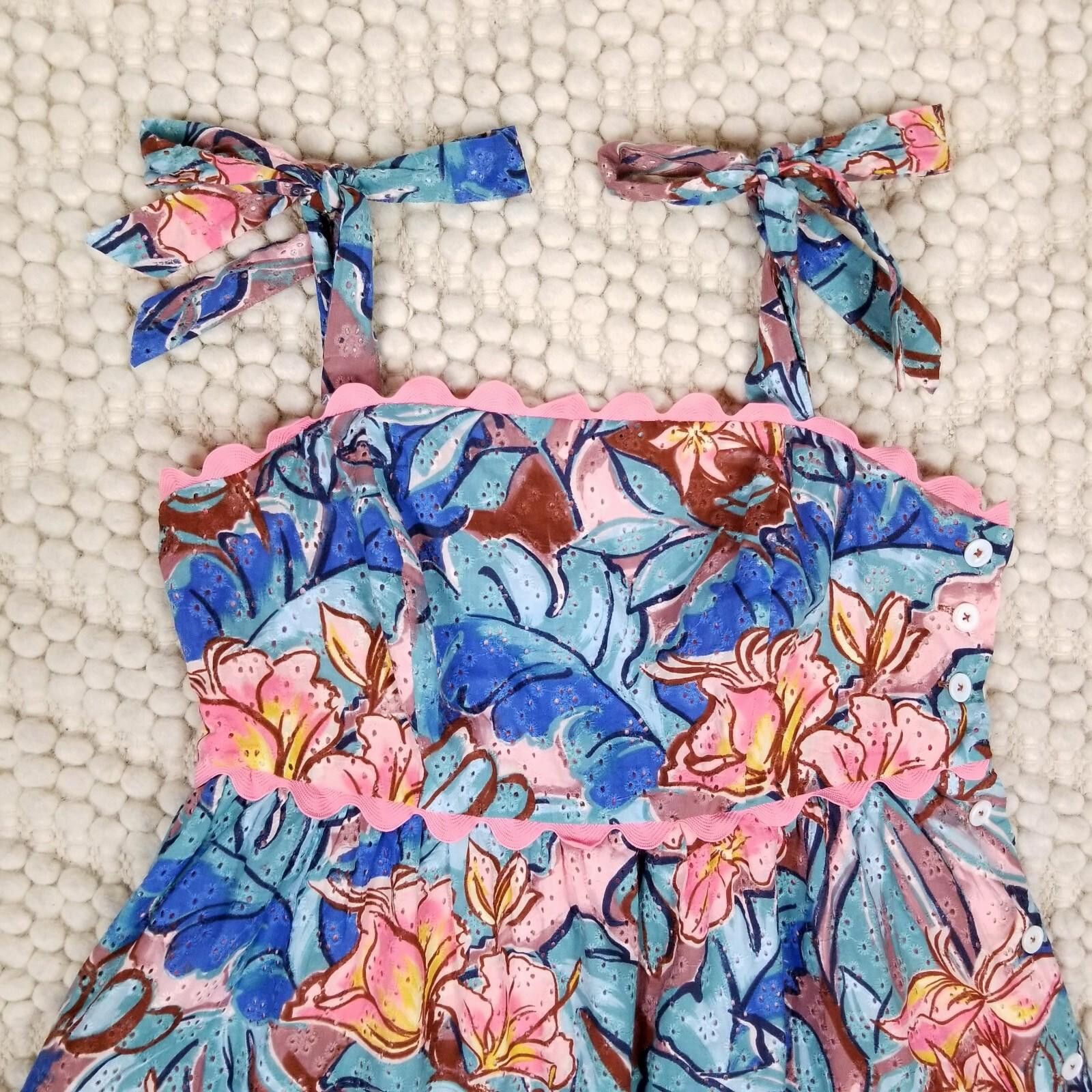 Tori Richard NWOT Tori Richard Express Yourself Helena Dress Sz 10 Size L / US 10 / IT 46 - 7 Thumbnail