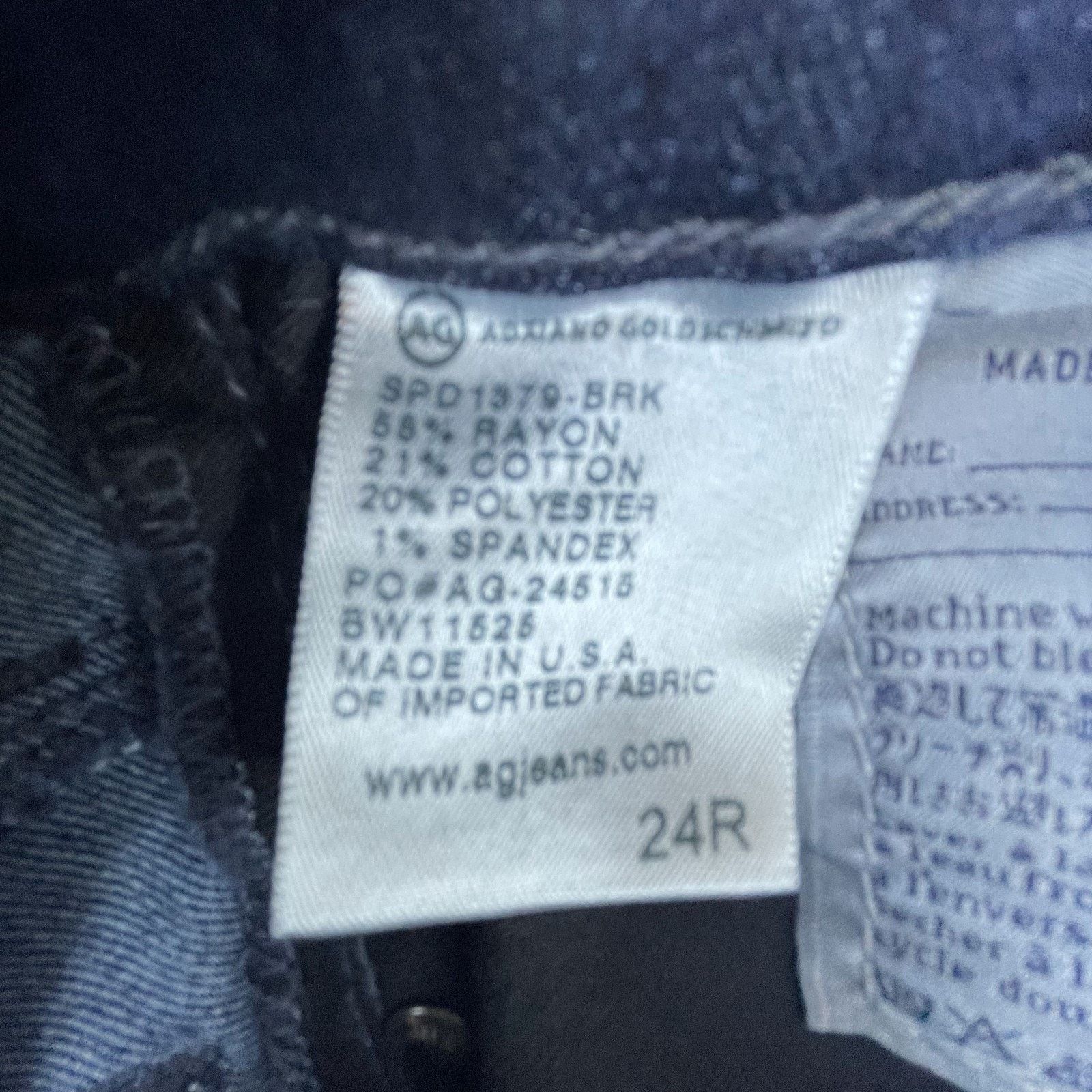 AG Adriano Goldschmied AG Adriano Goldschmied The Farrah Jeans Women 24 Blue Skinny Size 24" / US 00 / IT 34 - 9 Thumbnail