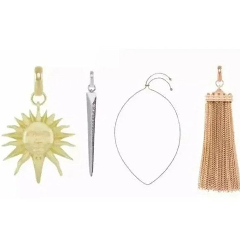 Kendra Scott Kendra Scott Sun Spike Tassel Charm Necklace Rose Gold Mixed Size ONE SIZE - 6 Thumbnail