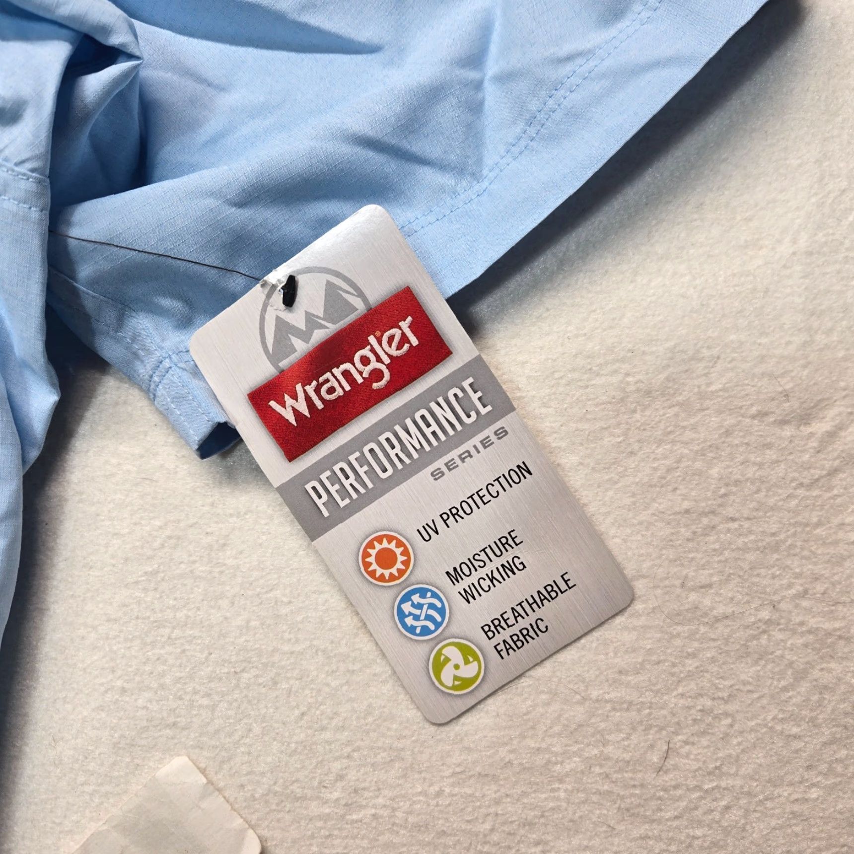 Wrangler Wrangler Shirt 3XL Regular Blue Short Sleeve Button-Up Mens Size US 39 - 5 Thumbnail