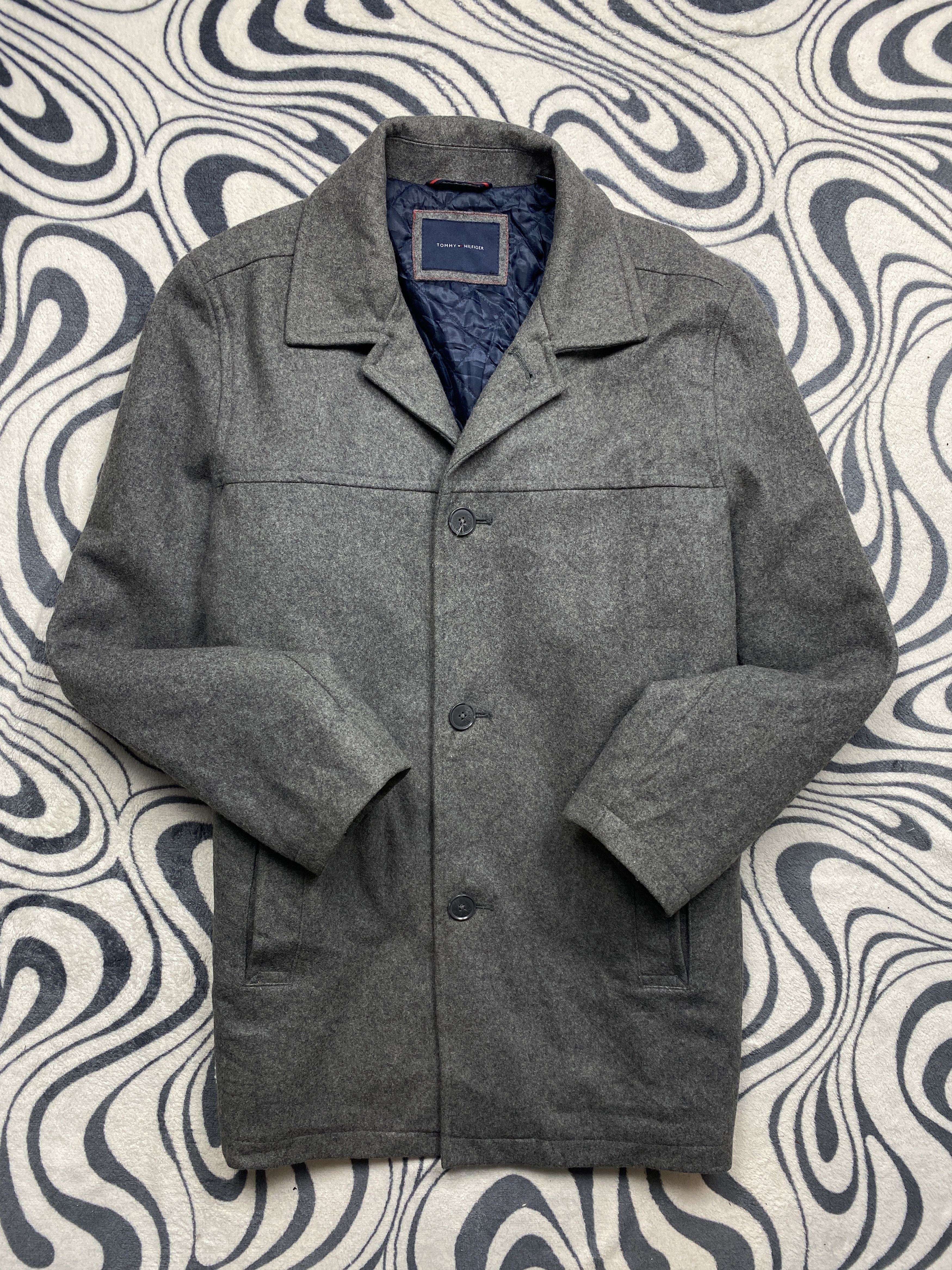 Tommy Hilfiger Tommy Hilfiger Wool Coat Size US L / EU 52-54 / 3 - 1 Thumbnail