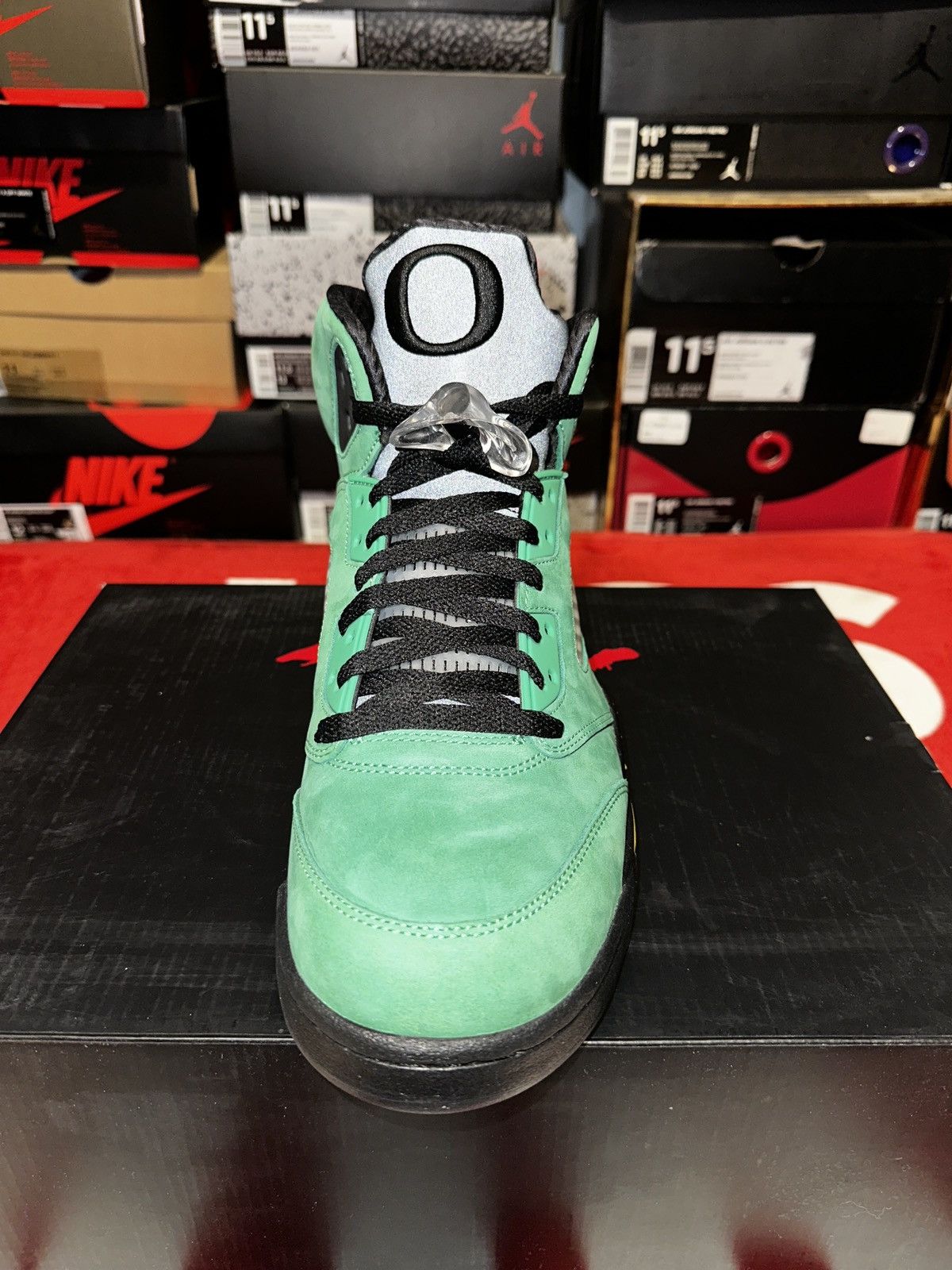 Nike Air Jordan 5 “Oregon Duck PE” Sample 2013 Size US 11.5 / EU 44-45 - 10 Thumbnail