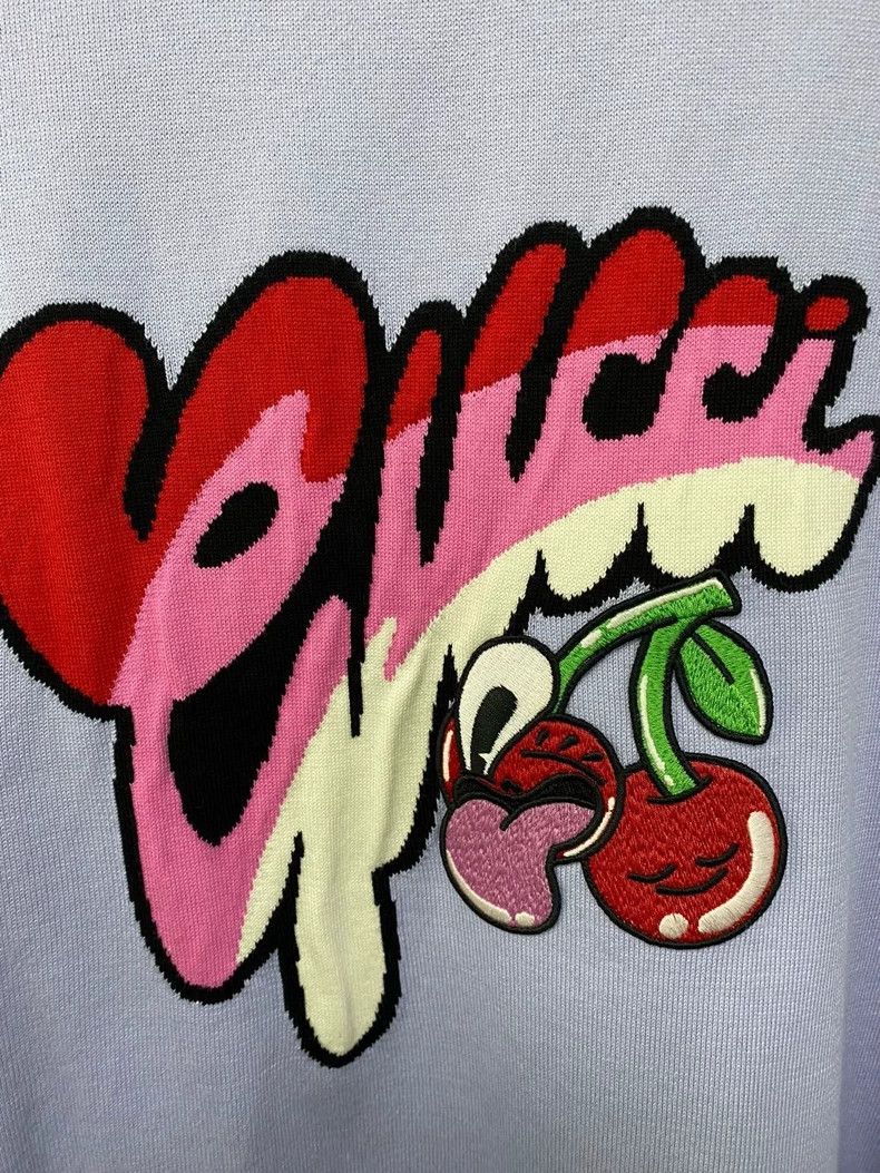 Gucci Gucci FW24 Cartoon Logo Letter Pattern Embroidery Round Nec Size US XS / EU 42 / 0 - 5 Thumbnail