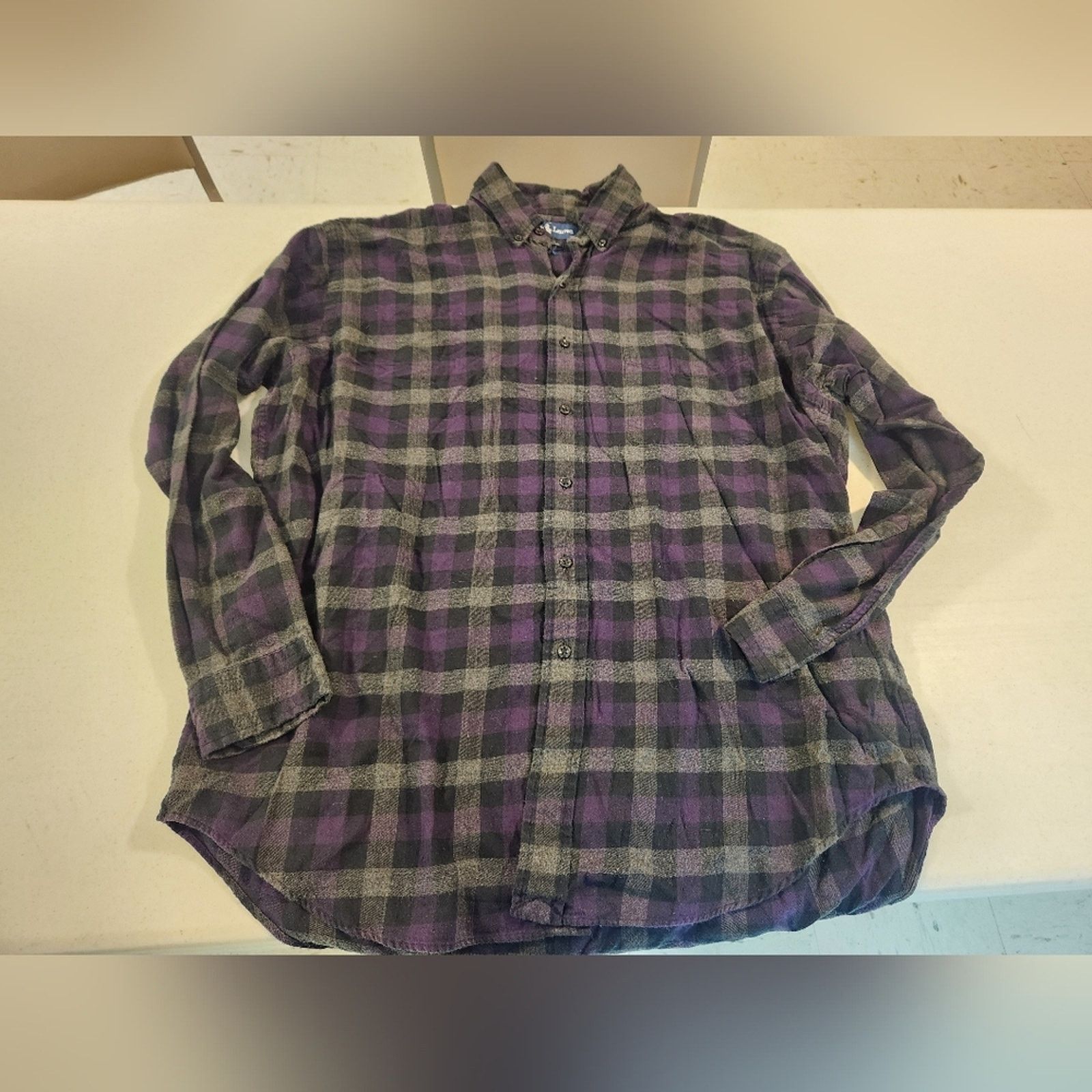 Ralph Lauren Ralph Lauren Blake 100% Cotton Flannel L Size US L / EU 52-54 / 3 - 1 Thumbnail