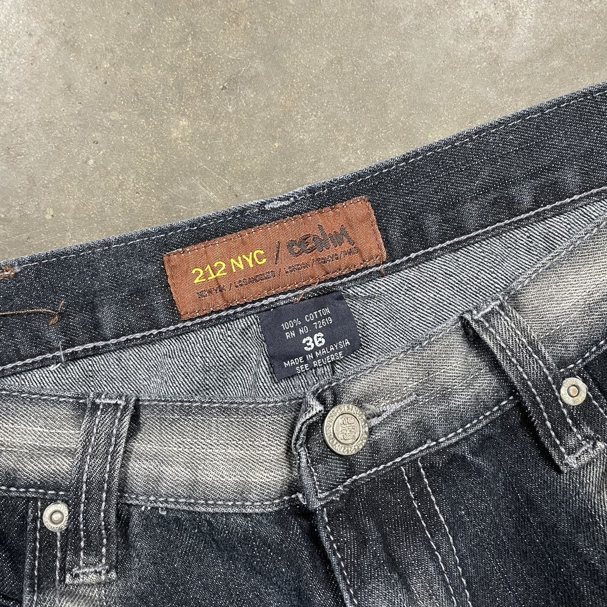 Affliction × Vintage Vintage Y2K 212 NYC Faded Baggy Jorts Skater Grunge Cyber Size US 34 / EU 50 - 5 Thumbnail