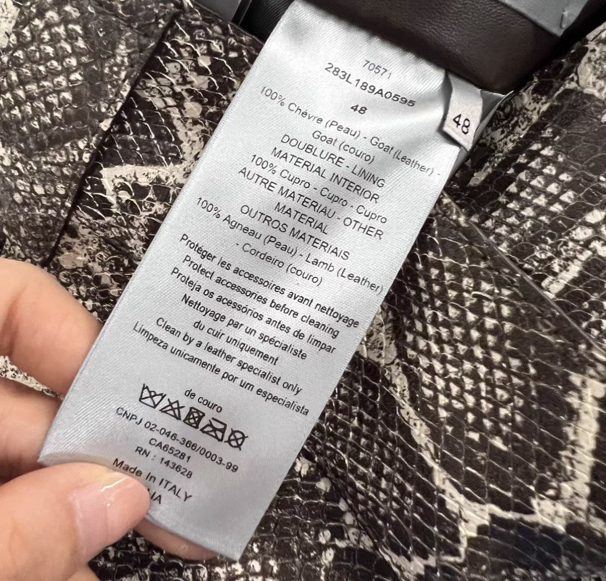 Dior Dior × Travis Scott Snake Pattern Cargo Shorts J41 Size US 32 / EU 48 - 4 Thumbnail