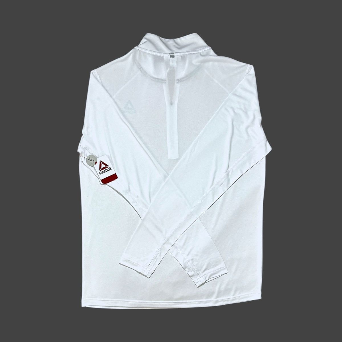Reebok Reebok Men’s White Trail Long Sleeve Active Sweatshirt Sz L Size US L / EU 52-54 / 3 - 13 Thumbnail