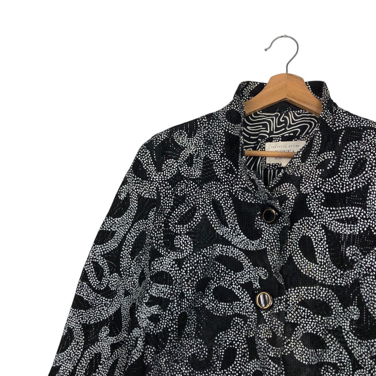 Japanese Brand 📌Vintage Button Leather Jacket Shirt Donna Issey Miyake Size US S / EU 44-46 / 1 - 9 Thumbnail