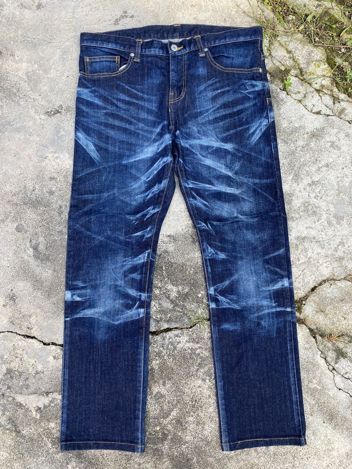 Tornado Mart 🔥 Made in Japan 🔥 Vintage Tornado Mart Denim Pants Size US 35 - 3 Thumbnail