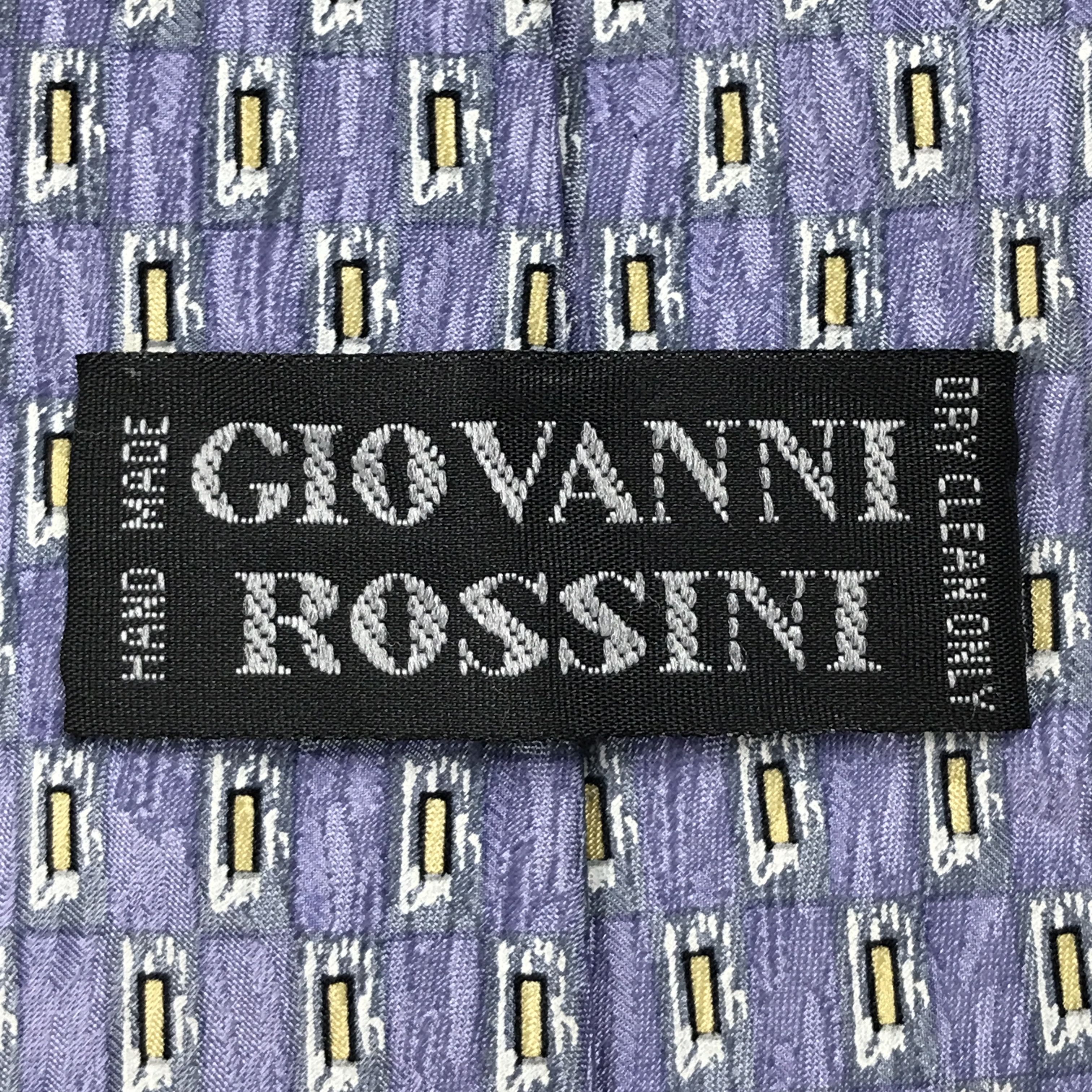 Designer × Vintage Vintage Giovanni Rossini Silk Necktie Size ONE SIZE - 8 Thumbnail