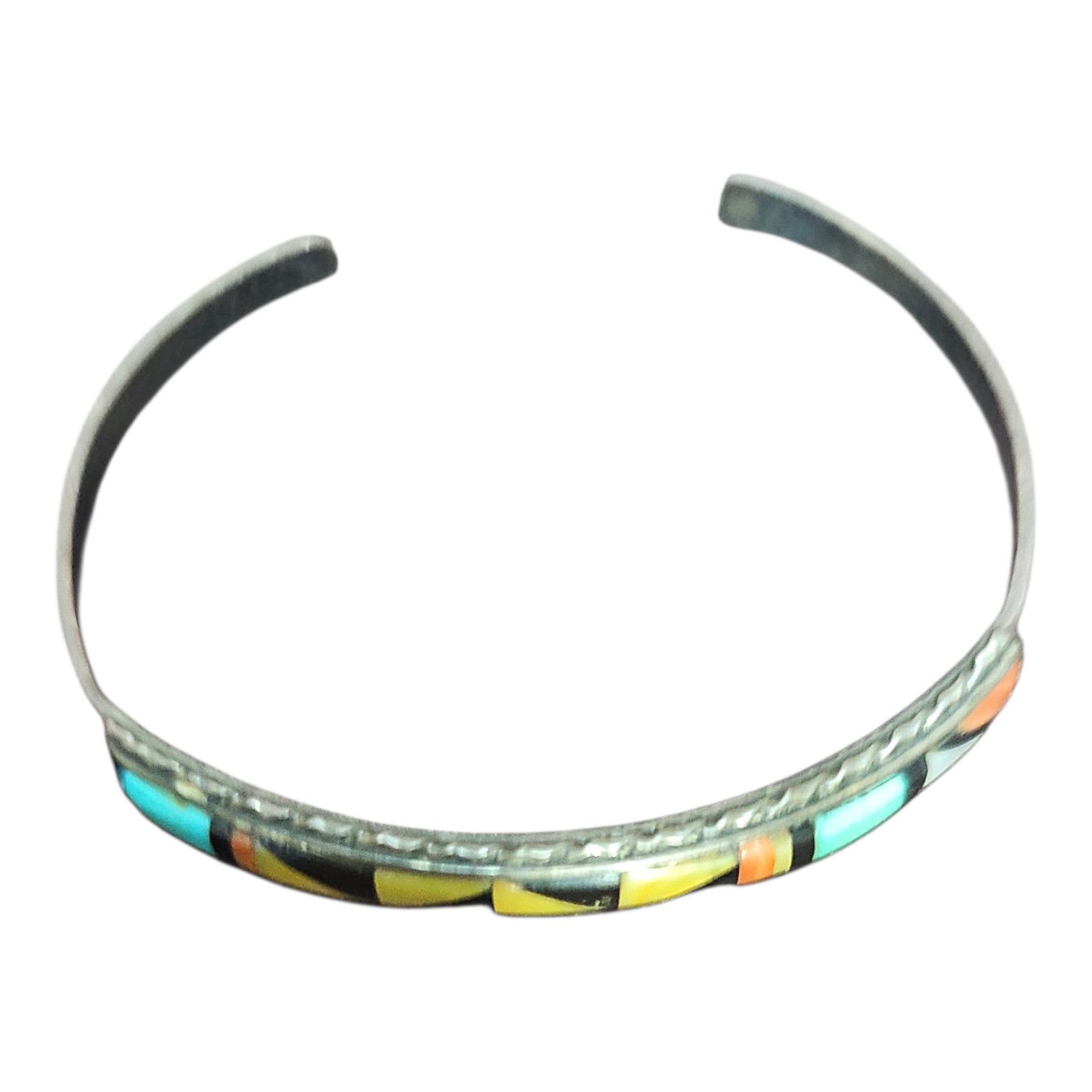 Other Sterling Bracelet Zuni John & Rosalie Bowannie JRB Navajo Size ONE SIZE - 3 Thumbnail