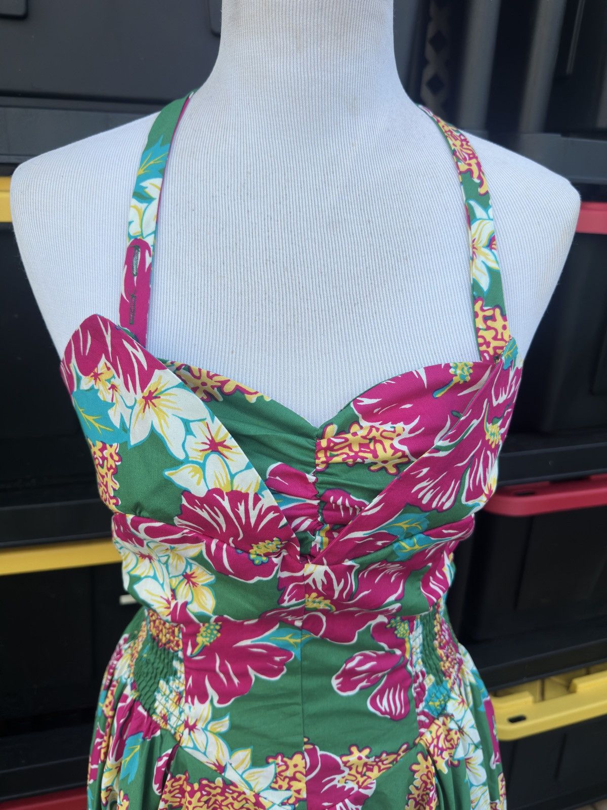 Other Alfred Shaheen x Unique Vintage Hibiscus Women's M 6-8 Size M / US 6-8 / IT 42-44 - 2 Thumbnail