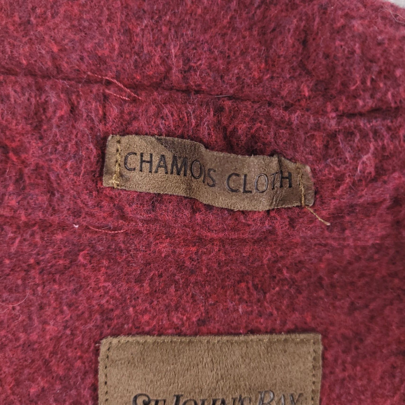 Vintage VINTAGE St. John's Bay Shirt Mens XLT Red Flannel Button-Up Long Sleeve Chamois Cloth Thick Solid Modern Comfort Mens Size US XL / EU 56 / 4 - 4 Thumbnail