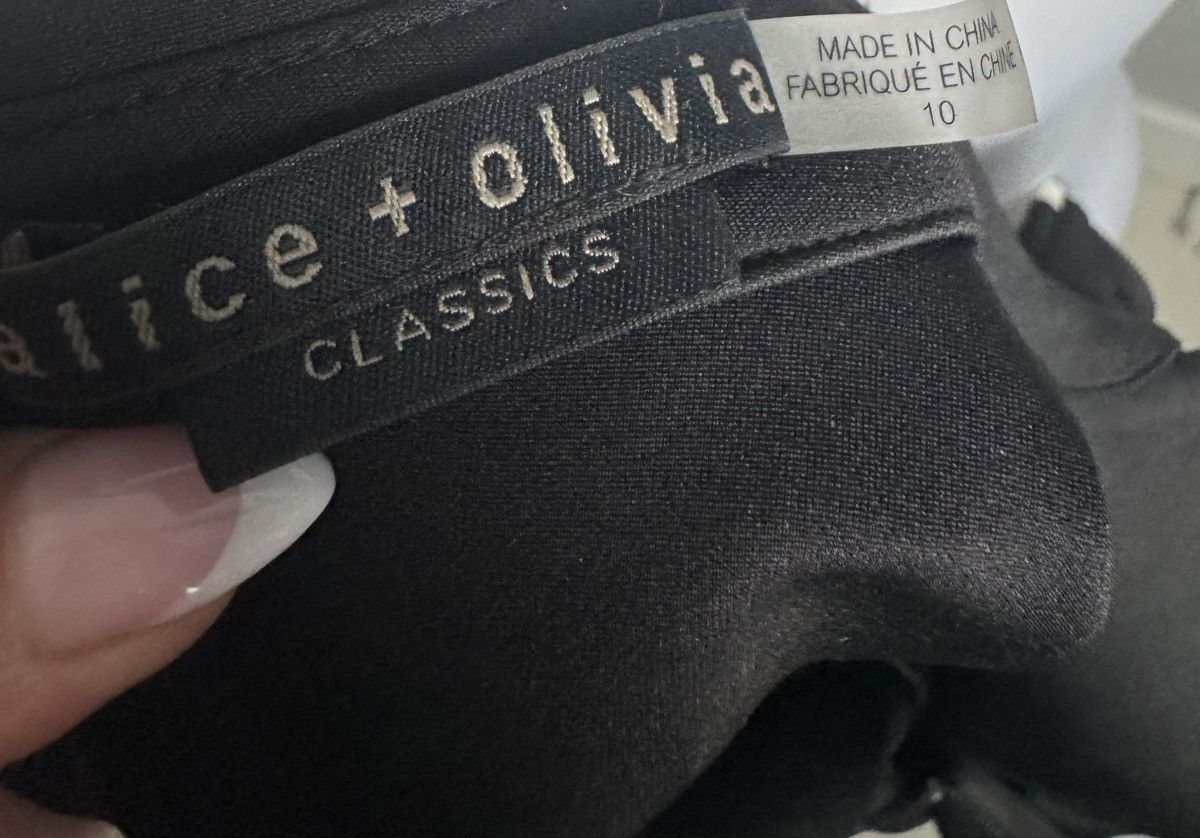 Alice + Olivia Alice + Olivia Wynell Collared Mini Dress/Size 10 Size L / US 10 / IT 46 - 8 Thumbnail