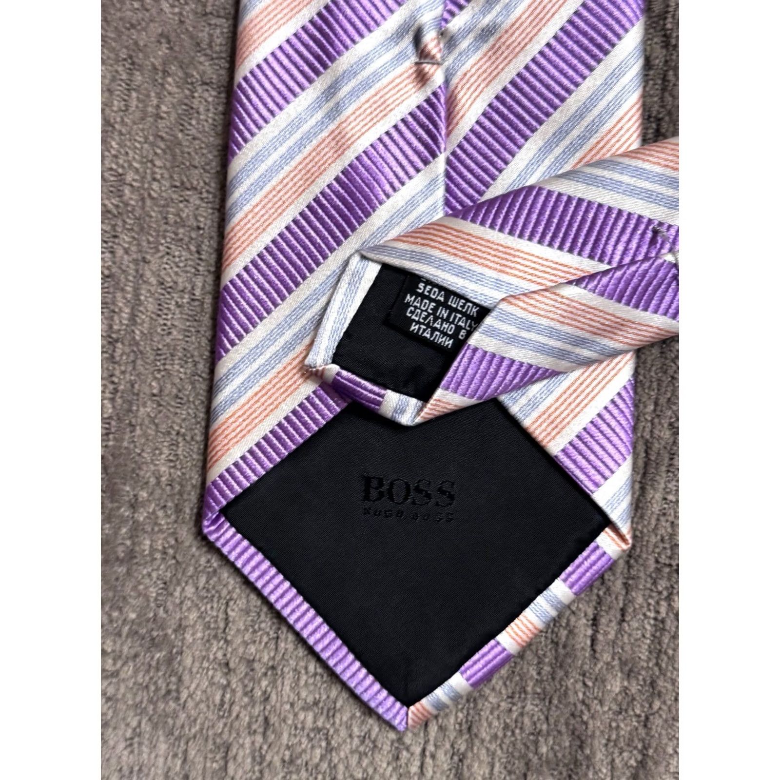Hugo Boss HUGO BOSS Mens Silk Necktie Tie MINT Size ONE SIZE - 3 Thumbnail