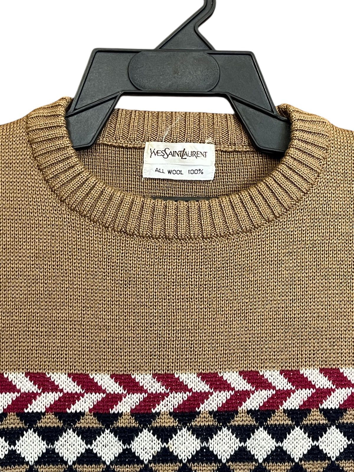 Yves Saint Laurent Nice🔥vintage YSL YVES SAINT LAURENT wool knit sweats Size XS / US 0-2 / IT 36-38 - 3 Thumbnail