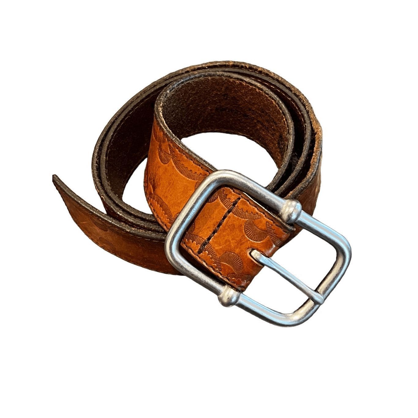 Gap Vintage Gap Leather Belt size S Made in USA Size 32 - 3 Thumbnail