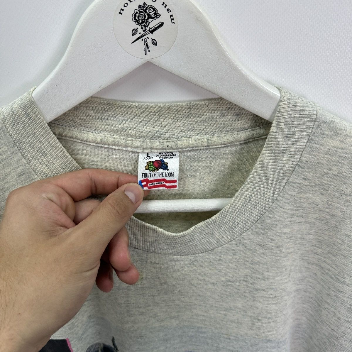 Fruit Of The Loom Vintage 90s Grand Canyon Washington FOTL tee y2k single Size US L / EU 52-54 / 3 - 10 Thumbnail
