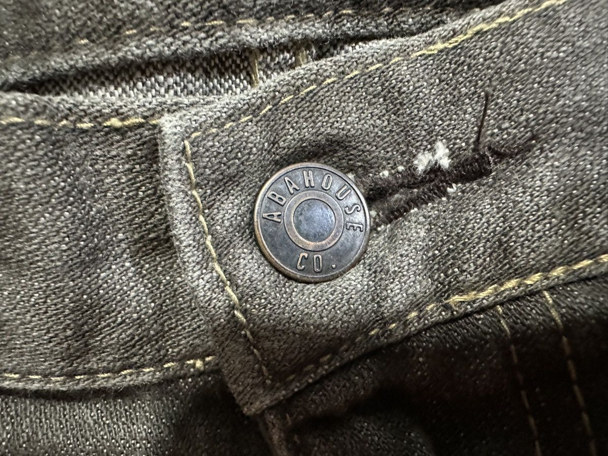 5351 POUR LES HOMMES 🔥Y2K Archived Vintage Abahouse Rivet Denim Made In Japan Size US 32 / EU 48 - 12 Thumbnail