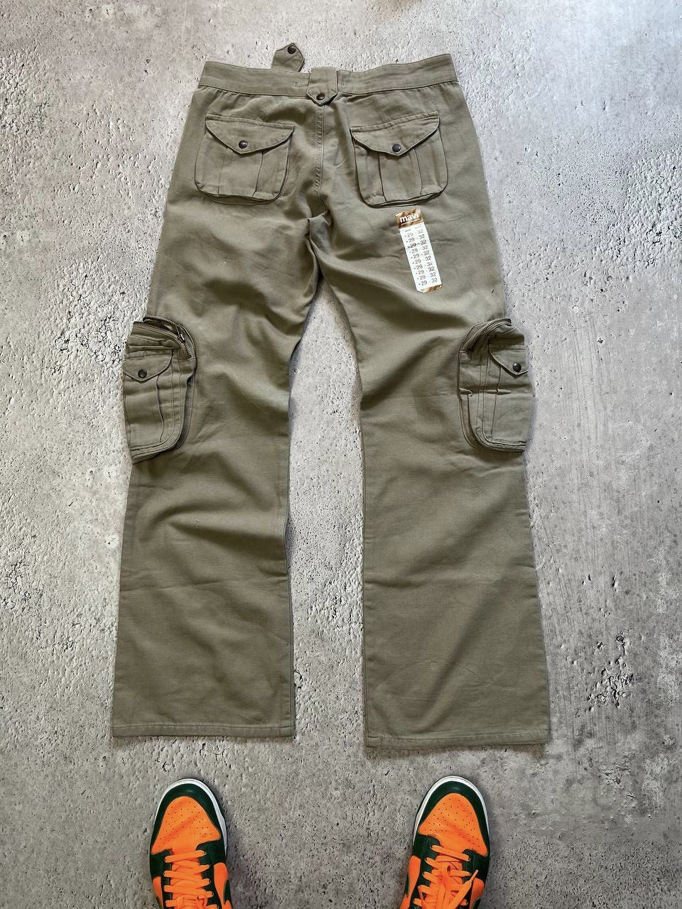 Hysteric Glamour × If Six Was Nine × Le Grande Bleu (L.G.B.) RARE vintage If Six Was Nine style flared cargo pants Y2K Size US 29 - 7 Thumbnail