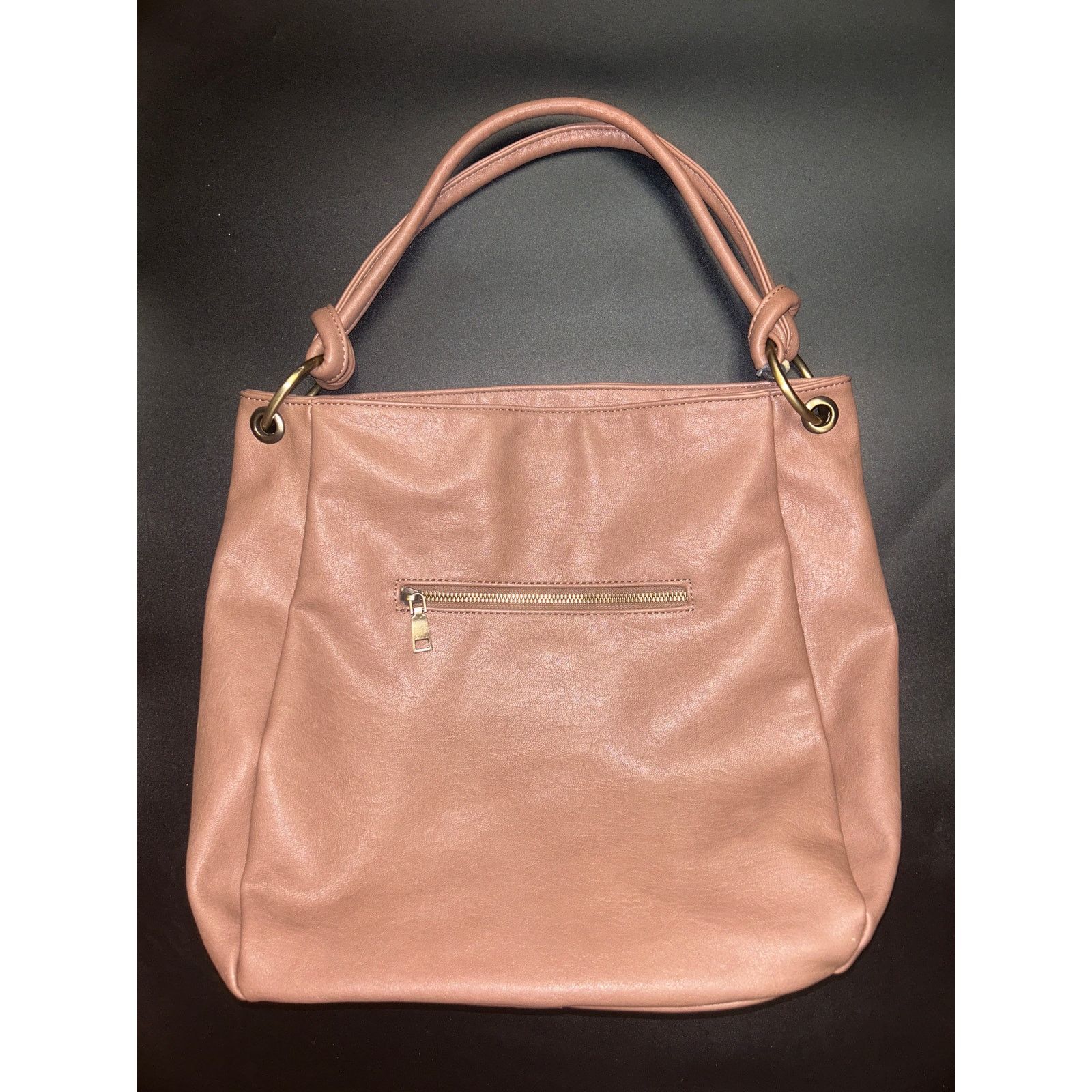 Antik Kraft Amara Mauve Tan Hobo Shoulder Bag Women's Purse in Brown