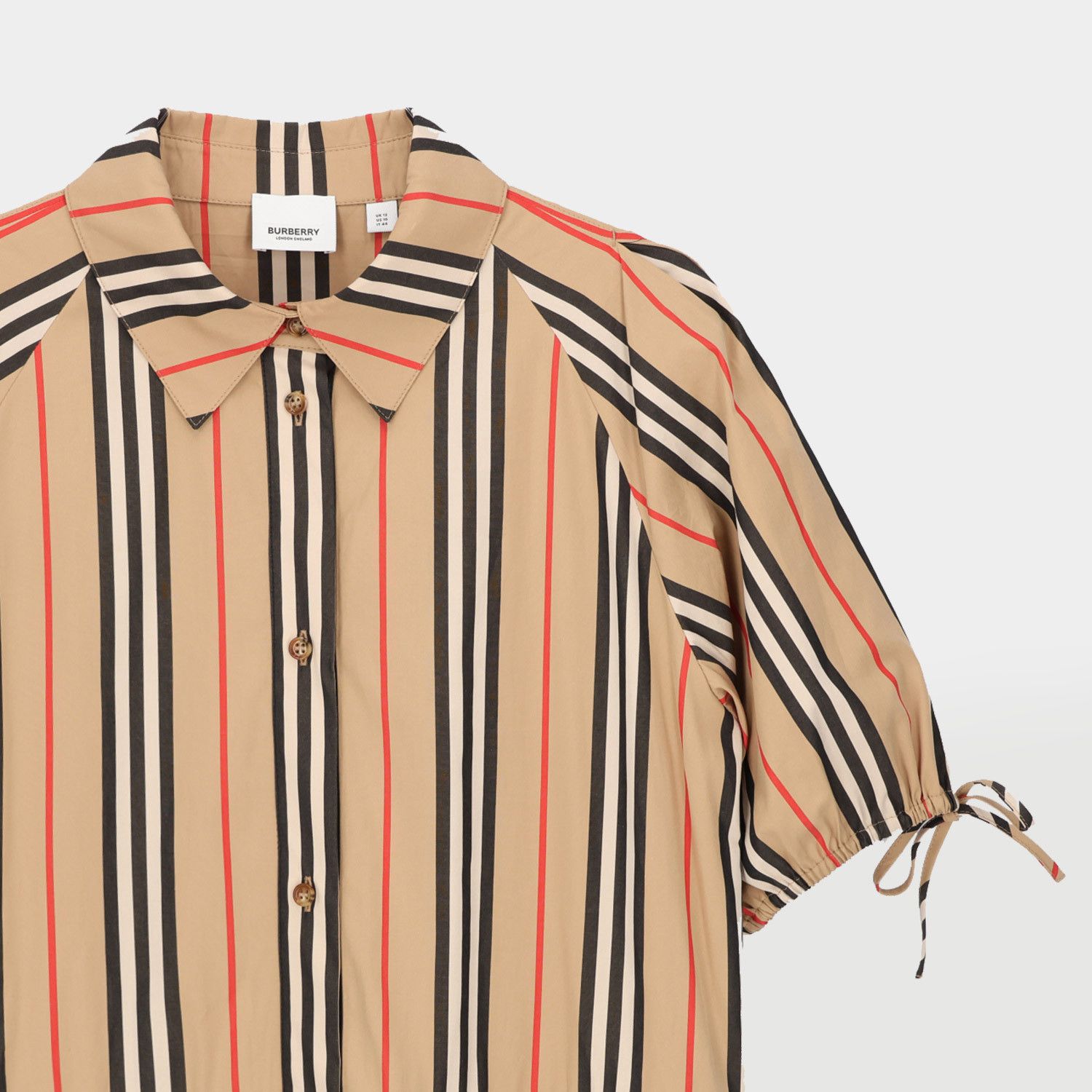 Burberry o1w1db10326 Stripe Dress in Multicolor Size M / US 6-8 / IT 42-44 - 4 Thumbnail