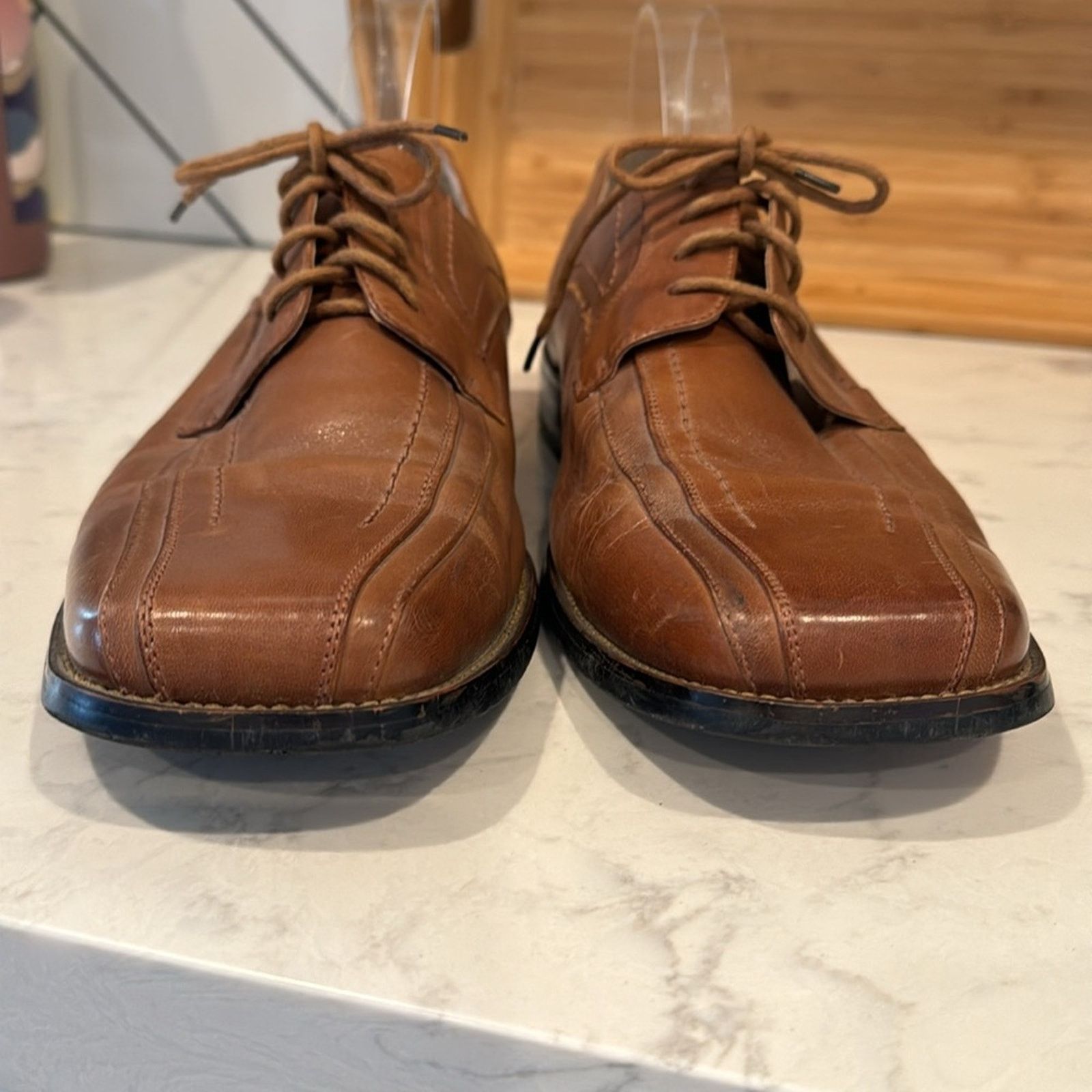 Stacy Adams Stacy Adams Corrado Oxford tan brown size 12 academia Size US 12 / EU 45 - 4 Thumbnail
