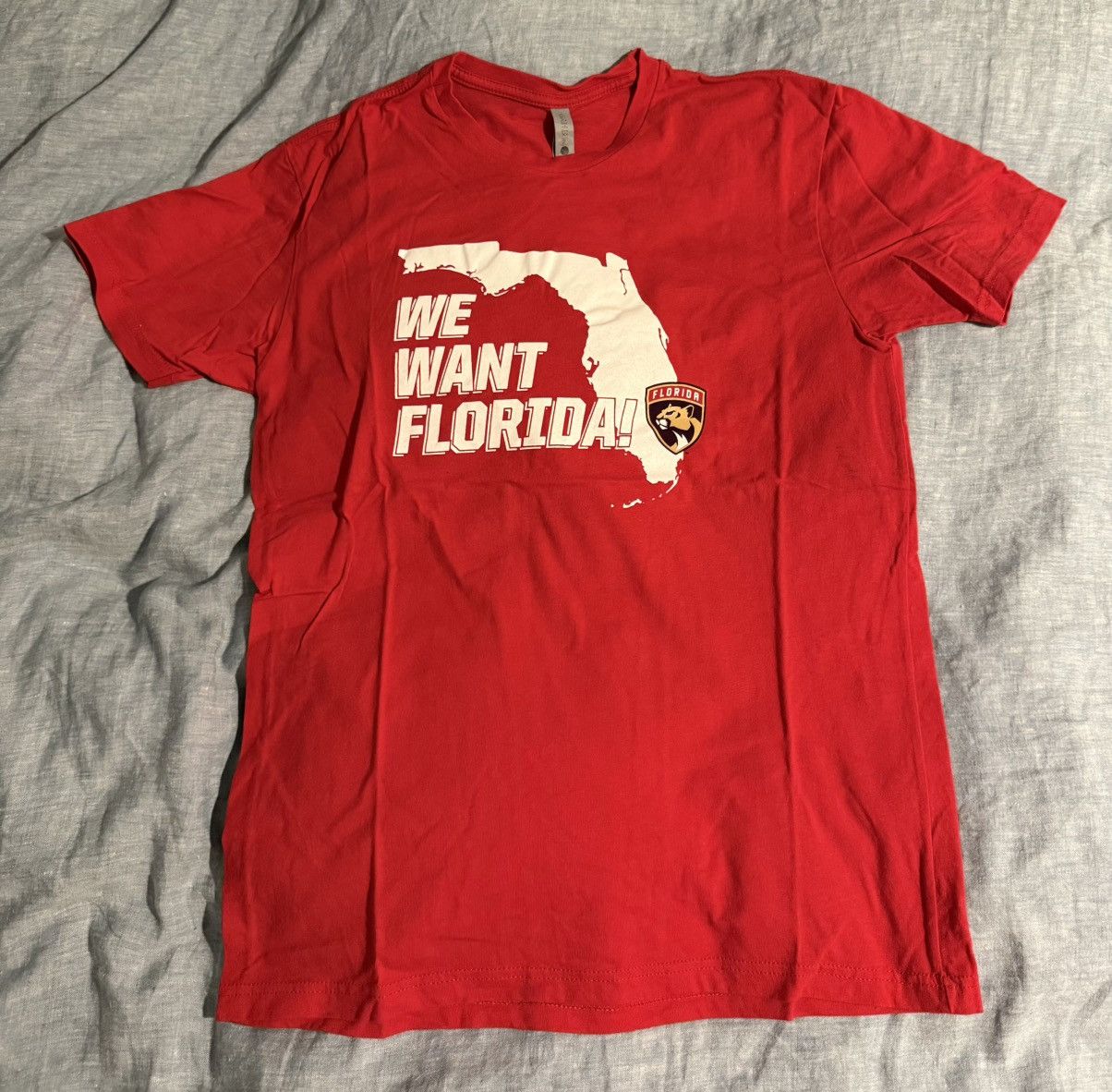 Other 2023 Florida Panthers “We Want Florida” t-shirt size large Size US L / EU 52-54 / 3 - 1 Thumbnail