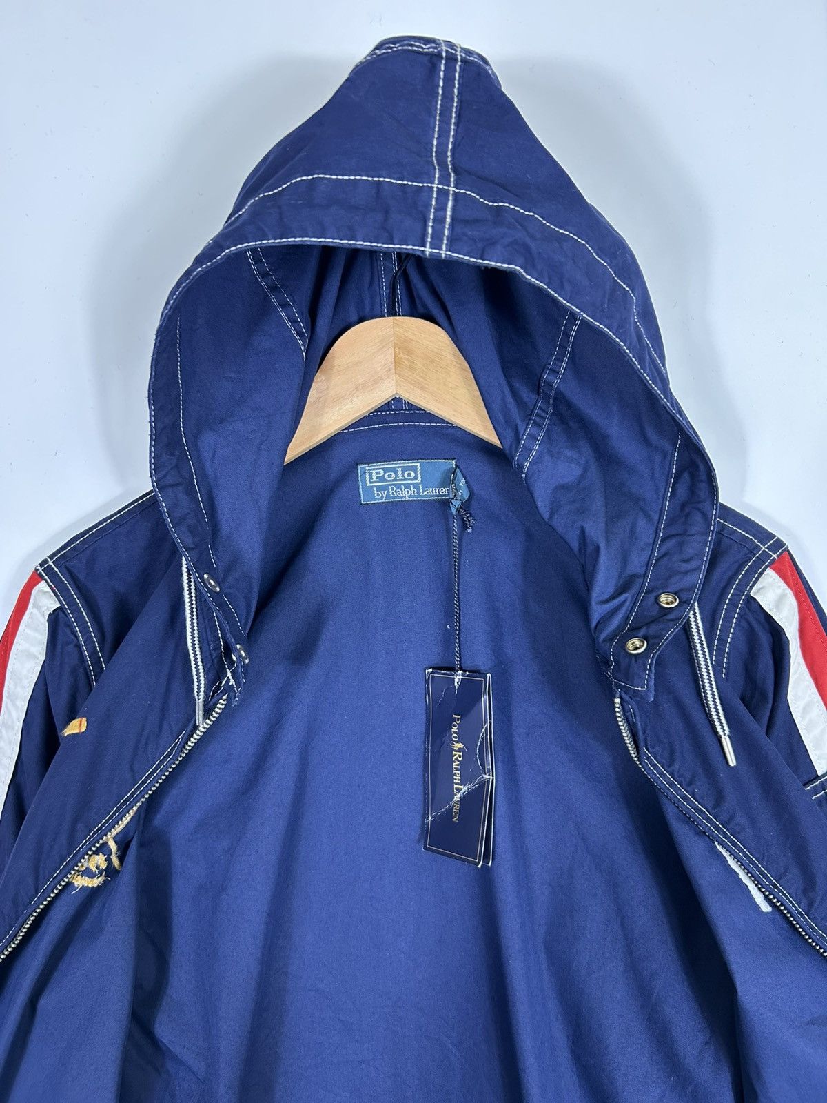 Polo Ralph Lauren 🔥Polo Ralph Lauren Big Pony Hooded Zipper Jacket Size US XS / EU 42 / 0 - 10 Thumbnail