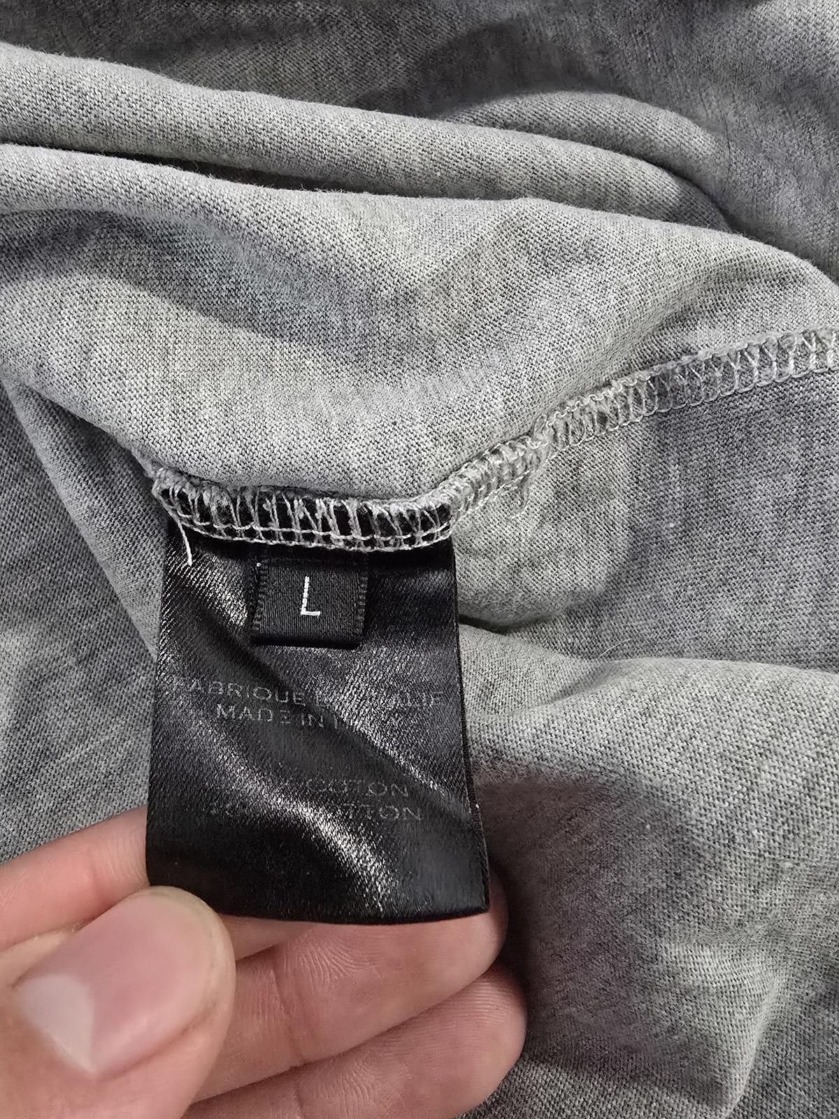 Balmain Balmain Paris Grey Distressed Cotton Tee - Size L Size US M / EU 48-50 / 2 - 4 Thumbnail