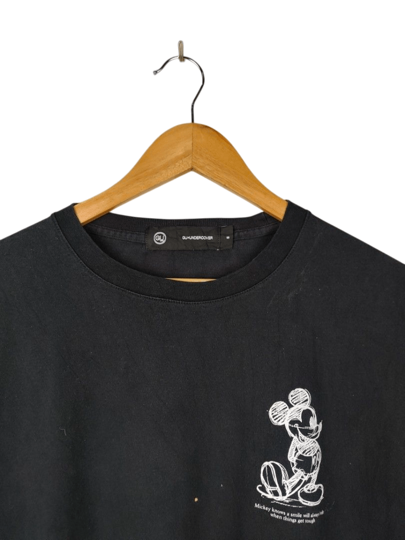 GU × Mickey Mouse × Undercover GU x Undercover Mickey Mouse Black Shirt Size US S / EU 44-46 / 1 - 3 Thumbnail