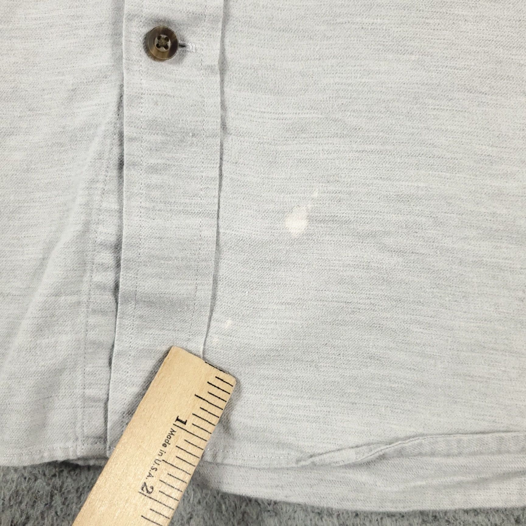 Vineyard Vines VINEYARD VINES Button Up Shirt Mens 2XL Gray Long Sleeve Casual Cotton Size US XXL / EU 58 / 5 - 3 Thumbnail