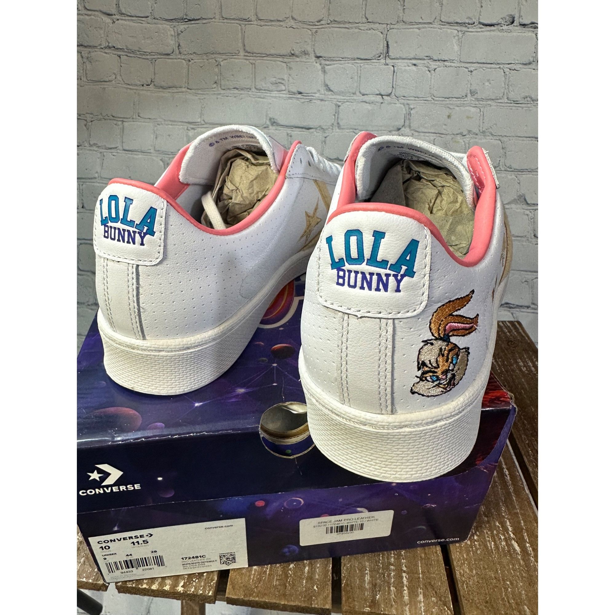 Converse Converse Space Jam Pro Leather “Lola Bunny Space Jam” Size US 10 / EU 43 - 2 Thumbnail