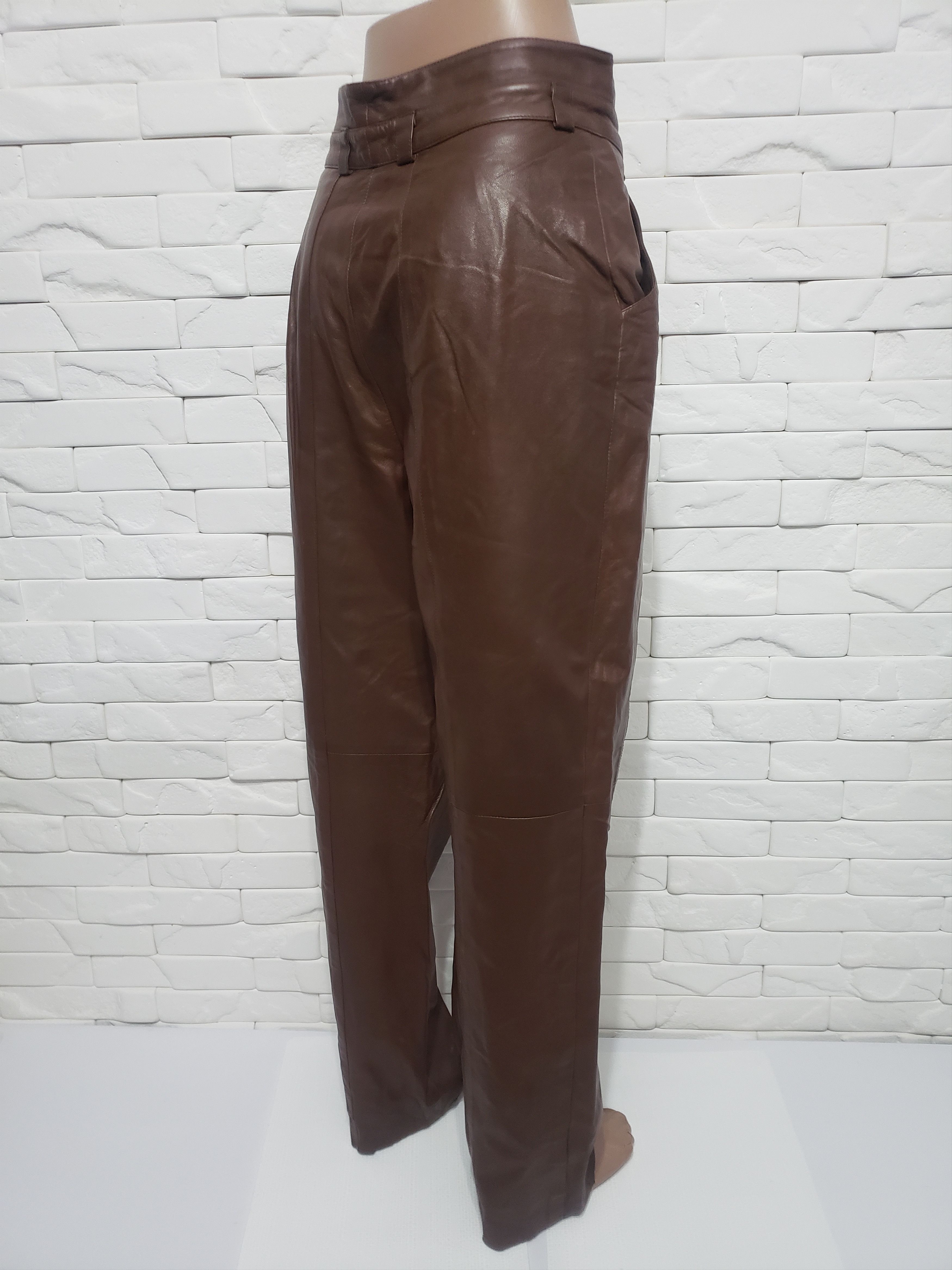 Genuine Leather Women's genuine leather pants. Size 28" / US 6 / IT 42 - 5 Thumbnail